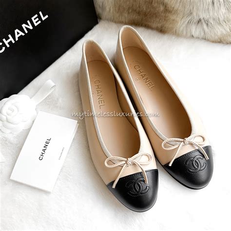 chanel flat ballerina